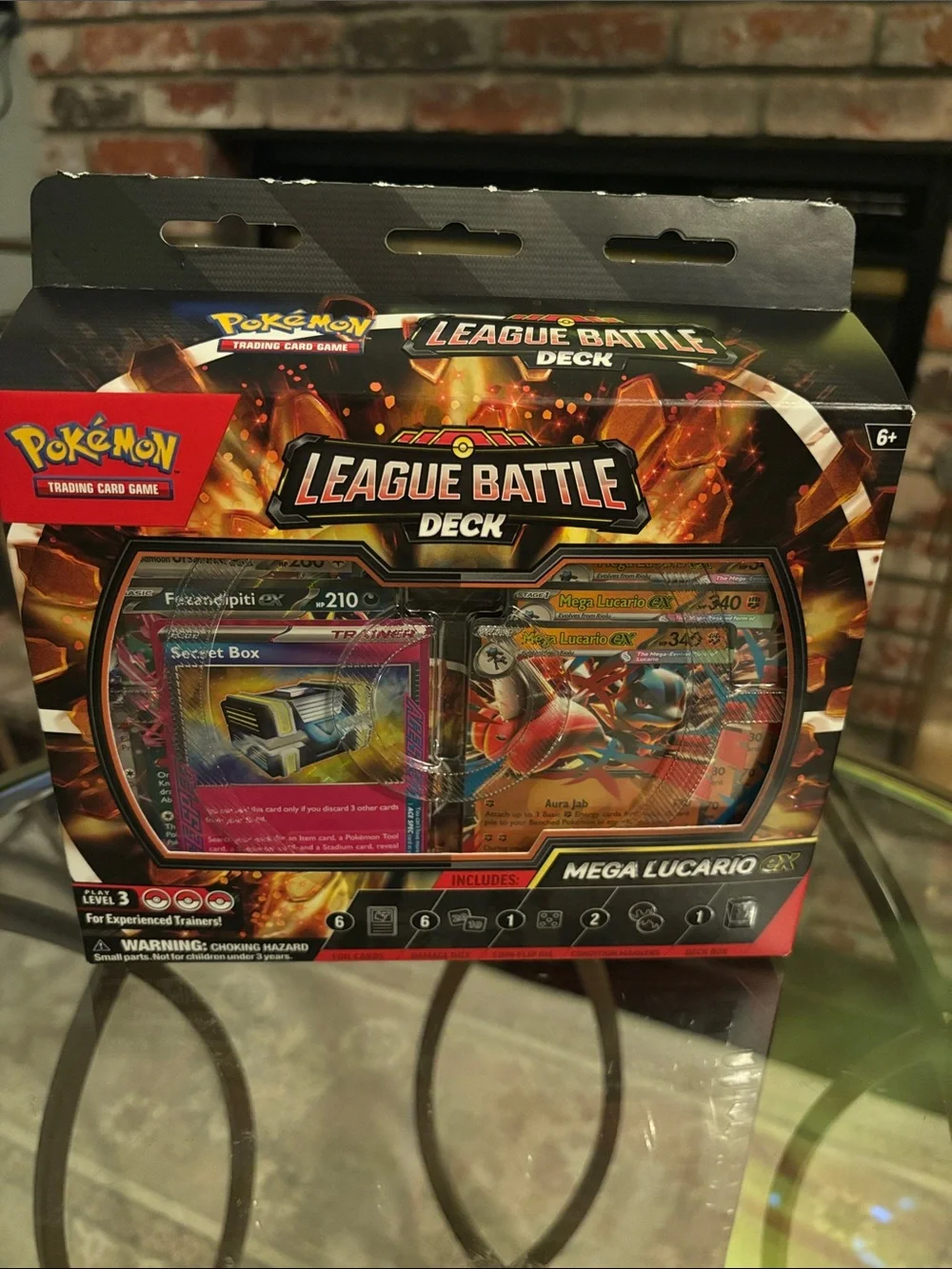 Pokemon League Battle Deck Mega Lucario ex box